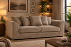 Oxford Full Jumbo Cord 3 Seater - Scatter back