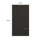 Outdoor Black Chiseled MCM Flexible Stone 2.88m² | 120x60cm Weather-Proof Exterior Panel (Set of 4)