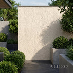 Outdoor Off White Chiseled MCM Flexible Stone 2.88m² | 120x60cm Weather-Proof Exterior Panel (Set of 4)