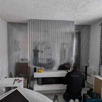 Metallic Chrome Acoustic Slatted Wall Panels – Luxury Soundproof Panel