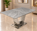 Extendable Dining Table London Grey Ceramic | Modern Ceramic Dining Table
