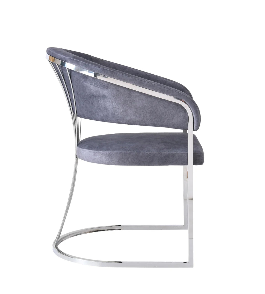 Pair Of 2 Porado Grey Dining Chair