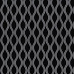 Dark Grey Acoustic Waved Wall Panel (60×240cm) – Modern Soundproof HDF Panels UK