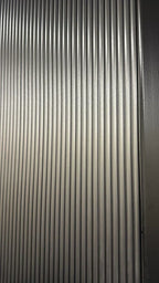 Metallic Silver Fluted Wall Panels – Premium WPC Decorative Panels for UK Homes