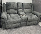 Galaxy 3+2 Fabric Electric Recliner Sofa Collection With USB Port
