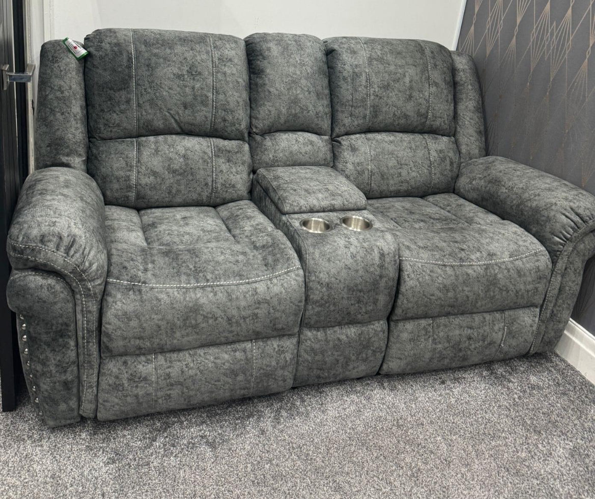 Galaxy 3+2 Fabric Electric Recliner Sofa Collection With USB Port