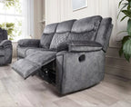 NORMANDY RECLINER Sofa - Available in Silver Grey - 3 Seater Recliner Sofa , 2 Seater Recliner , 1 Seater Recliner Chair