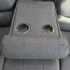 Sorrento – Grey High Quality Fabric Sofa (Electric Reclining)