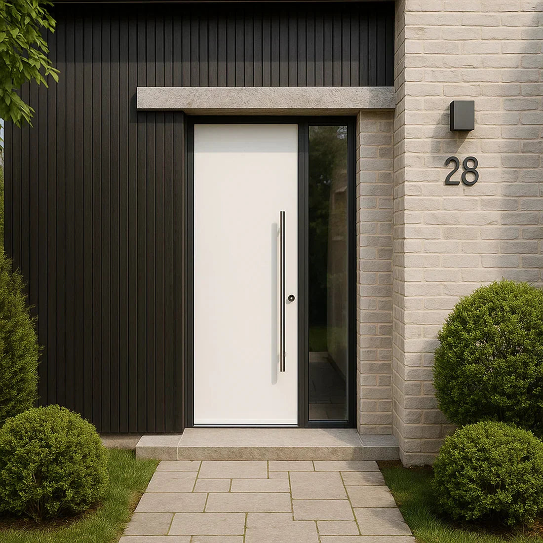 Black PVC Exterior Wall Panels – Waterproof Outdoor & Garden Cladding