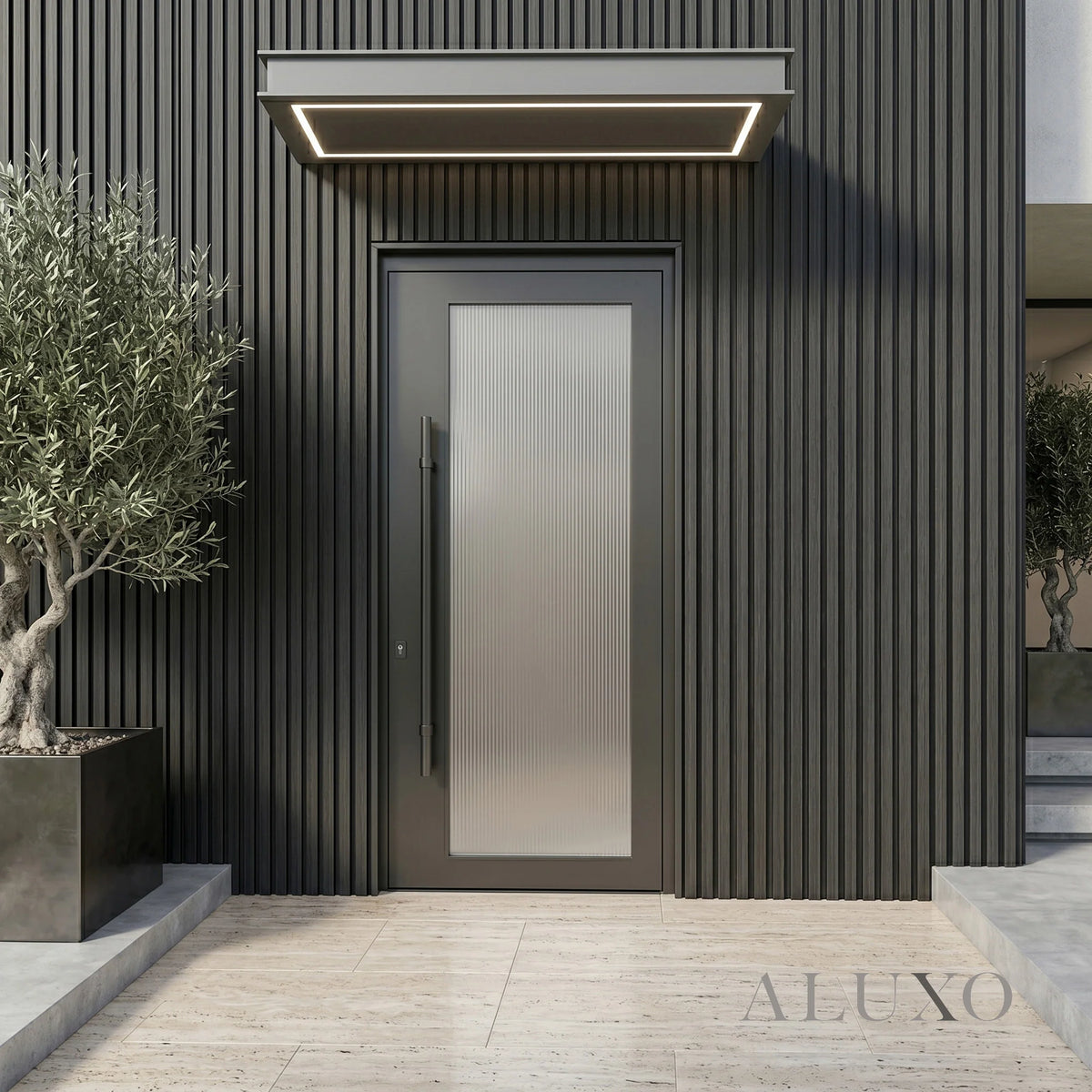 Kladd™ Exterior Wall Panel Composite Cladding Standard Slat - Black Oak | 180cm / 290cm (Set of 4)
