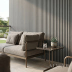 Kladd™ Exterior Wall Panel Composite Cladding Standard Slat - Grey Oak | 180cm / 290cm (Set of 4)