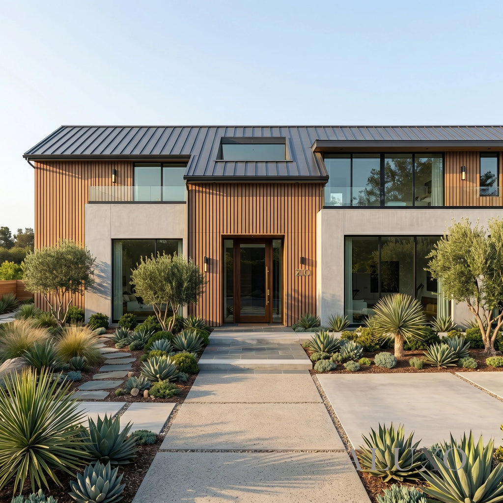 Kladd™ Exterior Wall Panel Composite Cladding Standard Slat - Light Oak | 180cm / 290cm (Set of 4)