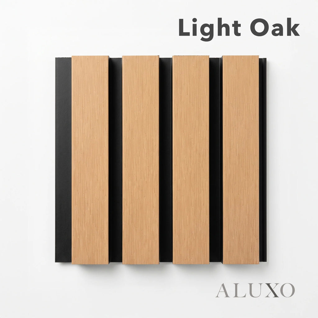 Kladd™ Exterior Wall Panel Composite Cladding Standard Slat - Light Oak | 180cm / 290cm (Set of 4)