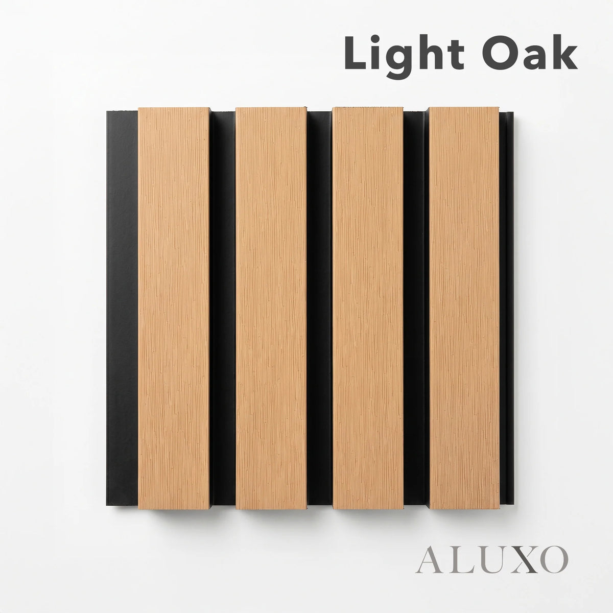Kladd™ Exterior Wall Panel Composite Cladding Standard Slat - Light Oak | 180cm / 290cm (Set of 4)