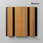 Kladd™ Wide Exterior Wall Panel Composite Cladding 86mm Slat - Walnut | 180cm / 290cm (Set of 4)