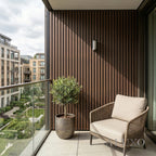 Kladd™ Exterior Wall Panel Composite Cladding Standard Slat - Smoked Oak | 180cm / 290cm (Set of 4)