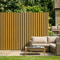 Kladd™ Exterior Wall Panel Composite Cladding Standard Slat - Walnut | 180cm / 290cm (Set of 4)