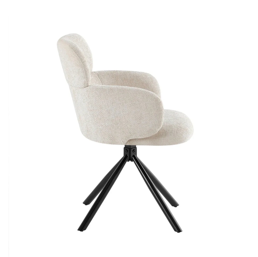 Tuscany Beige 360° Swivel Accent Chair| Minimum order 2 Chairs