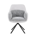 Florence Grey 360° Swivel Accent Chair| Minimum order 2 Chairs