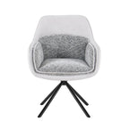 Florence Grey 360° Swivel Accent Chair| Minimum order 2 Chairs