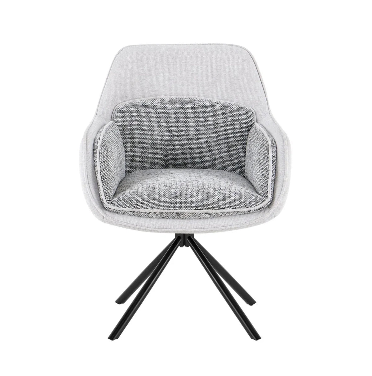 Florence Grey 360° Swivel Accent Chair| Minimum order 2 Chairs