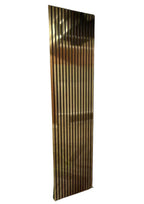 Metallic Gold Acoustic Slatted Wall Panels – Luxury Soundproof Panels