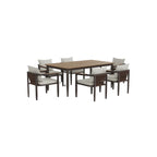 Hemera 6 Seater Garden Dining Set – Modern Aluminium Patio Table & Chairs UK