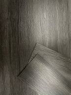 ALUXO® LVT Self Adhesive Vinyl Flooring Tiles - Wood Effect Charcoal | 914mm x 152mm (5m² Pack)