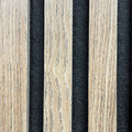 Acoustic wood wall panels