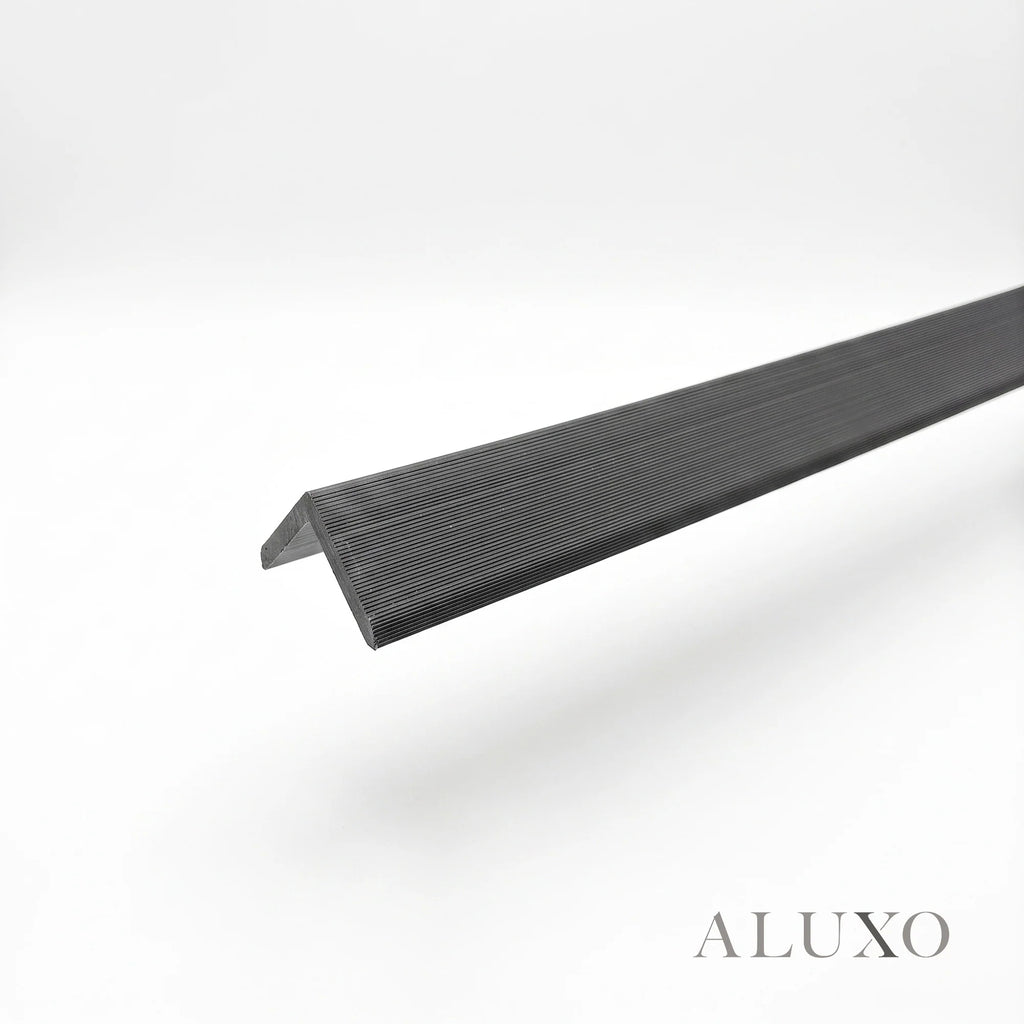 Kladd™ Exterior Wall Panel Composite Cladding Corner Trim - Black Oak | 180cm / 290cm (Set of 2)