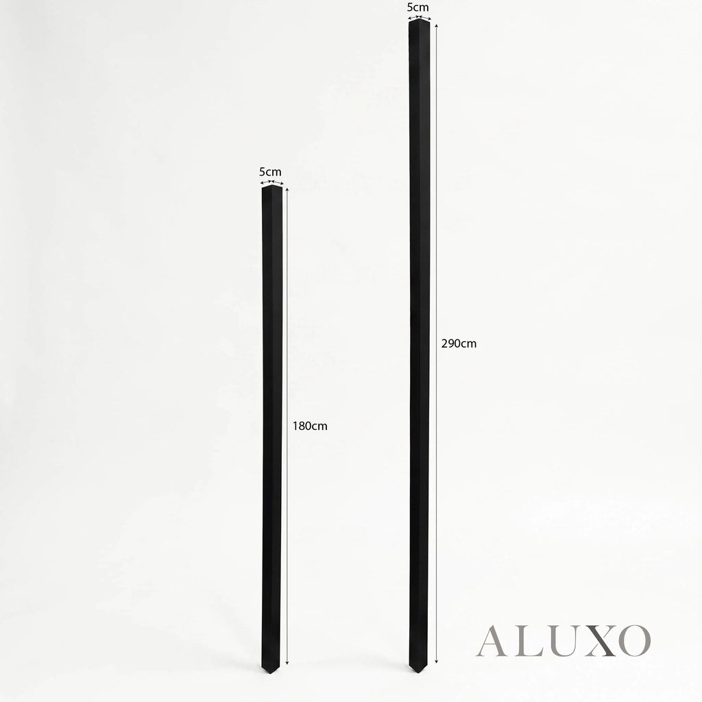 Kladd™ Exterior Wall Panel Composite Cladding Corner Trim - Black Oak | 180cm / 290cm (Set of 2)