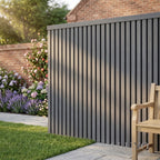 Kladd™ Exterior Wall Panel Composite Cladding Corner Trim - Grey Oak | 180cm / 290cm (Set of 2)
