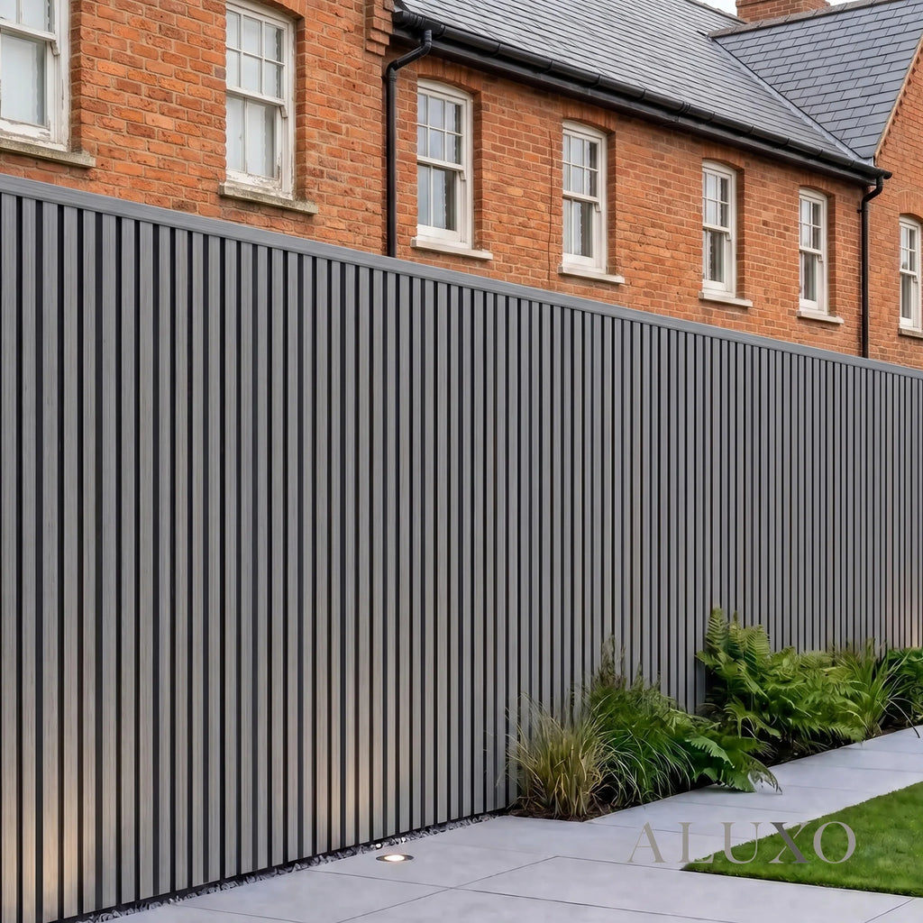 Kladd™ Exterior Wall Panel Composite Cladding Corner Trim - Grey Oak | 180cm / 290cm (Set of 2)