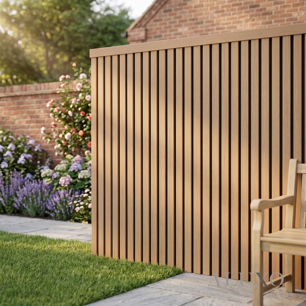 Kladd™ Exterior Wall Panel Composite Cladding Corner Trim - Light Oak | 180cm / 290cm (Set of 2)