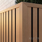 Kladd™ Exterior Wall Panel Composite Cladding Corner Trim - Light Oak | 180cm / 290cm (Set of 2)