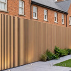 Kladd™ Exterior Wall Panel Composite Cladding Corner Trim - Light Oak | 180cm / 290cm (Set of 2)
