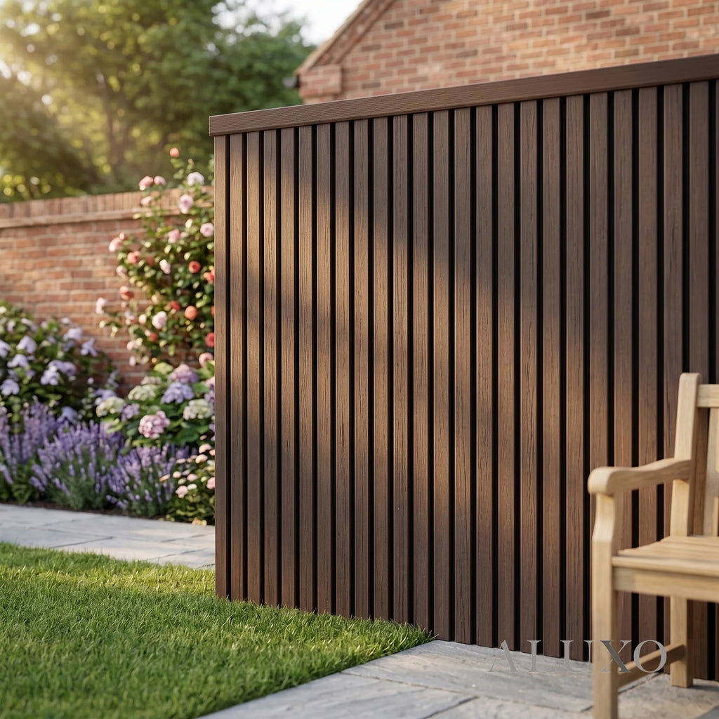 Kladd™ Exterior Wall Panel Composite Cladding Corner Trim - Smoked Oak | 180cm / 290cm (Set of 2)