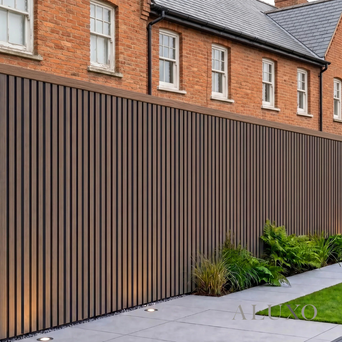Kladd™ Exterior Wall Panel Composite Cladding Corner Trim - Smoked Oak | 180cm / 290cm (Set of 2)