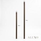 Kladd™ Exterior Wall Panel Composite Cladding Corner Trim - Smoked Oak | 180cm / 290cm (Set of 2)