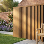 Kladd™ Exterior Wall Panel Composite Cladding Corner Trim - Walnut | 180cm / 290cm (Set of 2)
