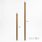 Kladd™ Exterior Wall Panel Composite Cladding Corner Trim - Walnut | 180cm / 290cm (Set of 2)