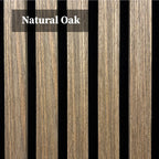 Light Oak Wooden Acoustic Wall Panels – 60cm x 60cm Wall Cladding UK