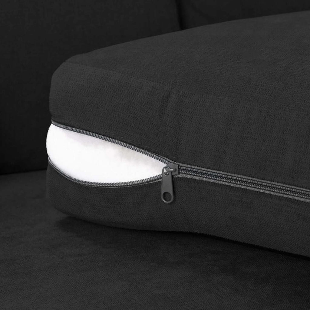 Milan 3 + 2 Seater Fabric Sofa Set Scatter back