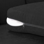 Milan 3 + 2 Seater Fabric Sofa Set Scatter back