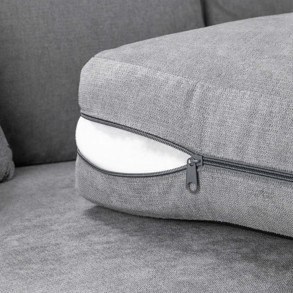 Milan 3 + 2 Seater Fabric Sofa Set Scatter back