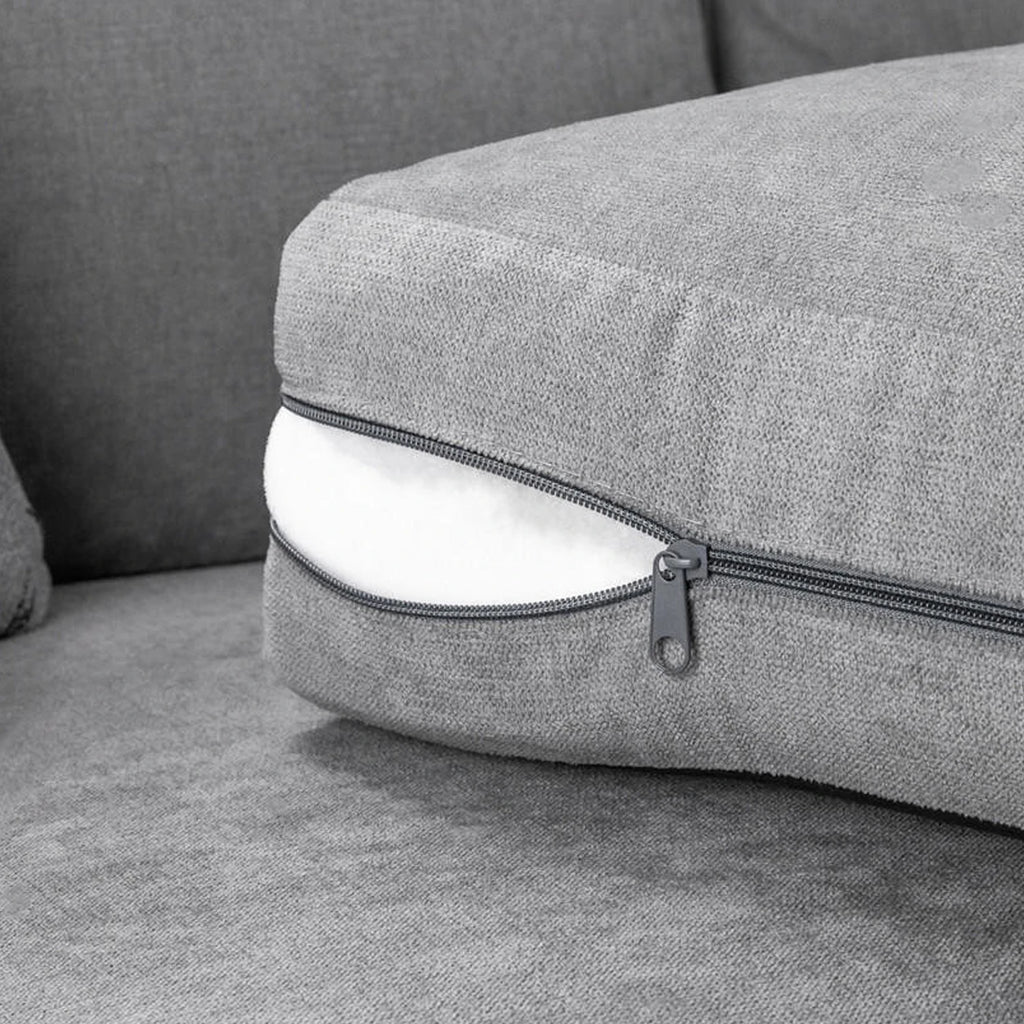 Milan 3 + 2 Seater Fabric Sofa Set Full back