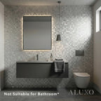 Mosaic Wall Tiles - Square Chrome 30cm x 30cm (Set of 10) | Self Adhesive