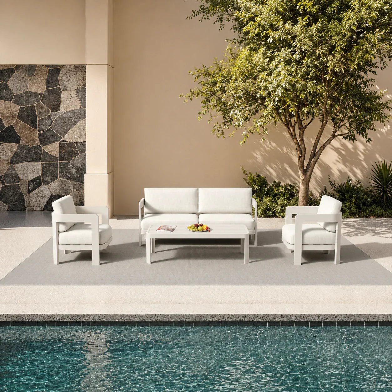 Sofia 4 Seater Garden Lounge Set – Luxury Outdoor Furniture UK
