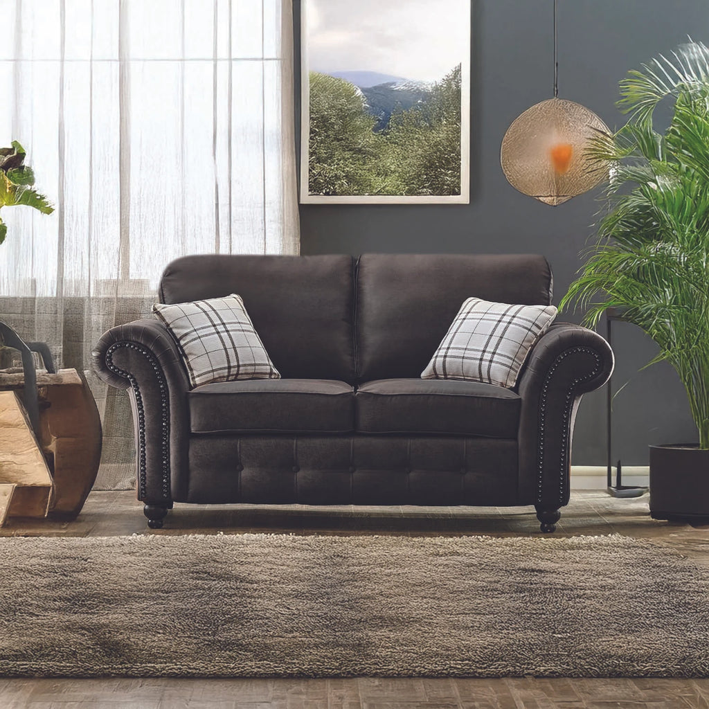 Oakland Leather 3 + 2 Sofa Suite