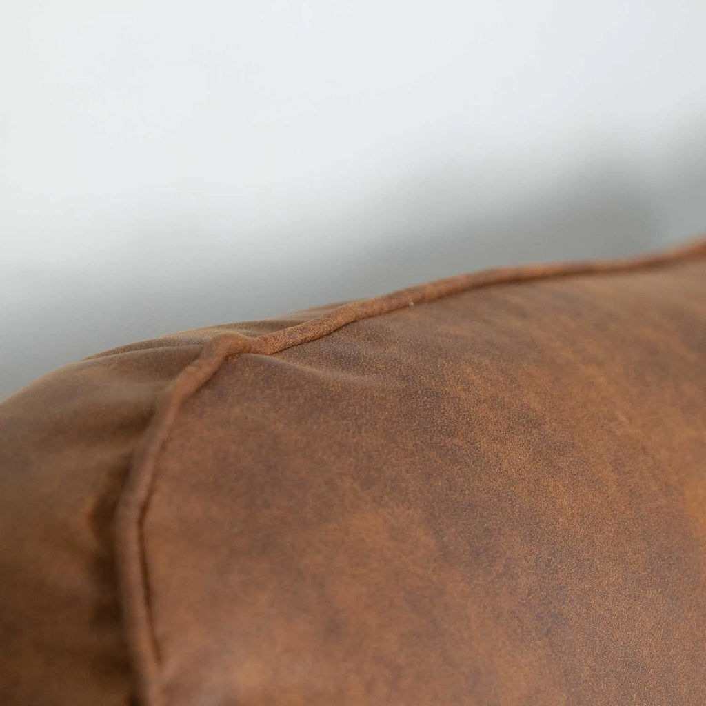Oakland Corner Sofas (5 Seaters) | Tan Leather & Grey
